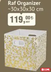 RAF ORGANİZER 30X30X30 CM RAF ORGANİZER 30X30X30 CM